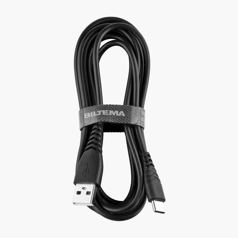 USB-kabel med type C-kontakt, 2 m