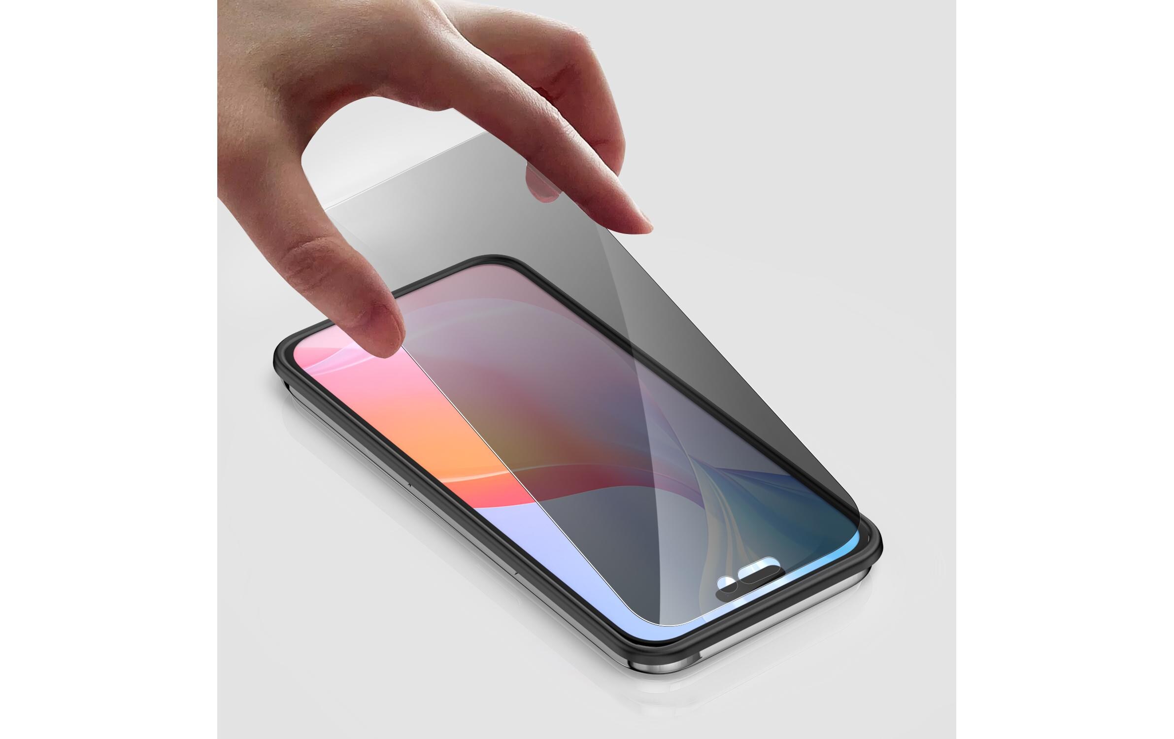 Second Glass Privacy iPhone 16Second Glass Privacy mit Montagerahmen für das Apple iPhone 16