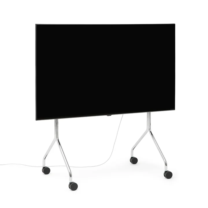 Pedestal - Moon Rollin' TV-Ständer, 40 - 70 Zoll, chrome