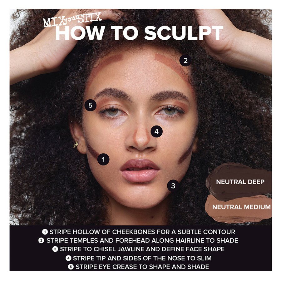 Nudestix Tinted Blur Sculpt Stick Nude Neutral Medium 6,2g