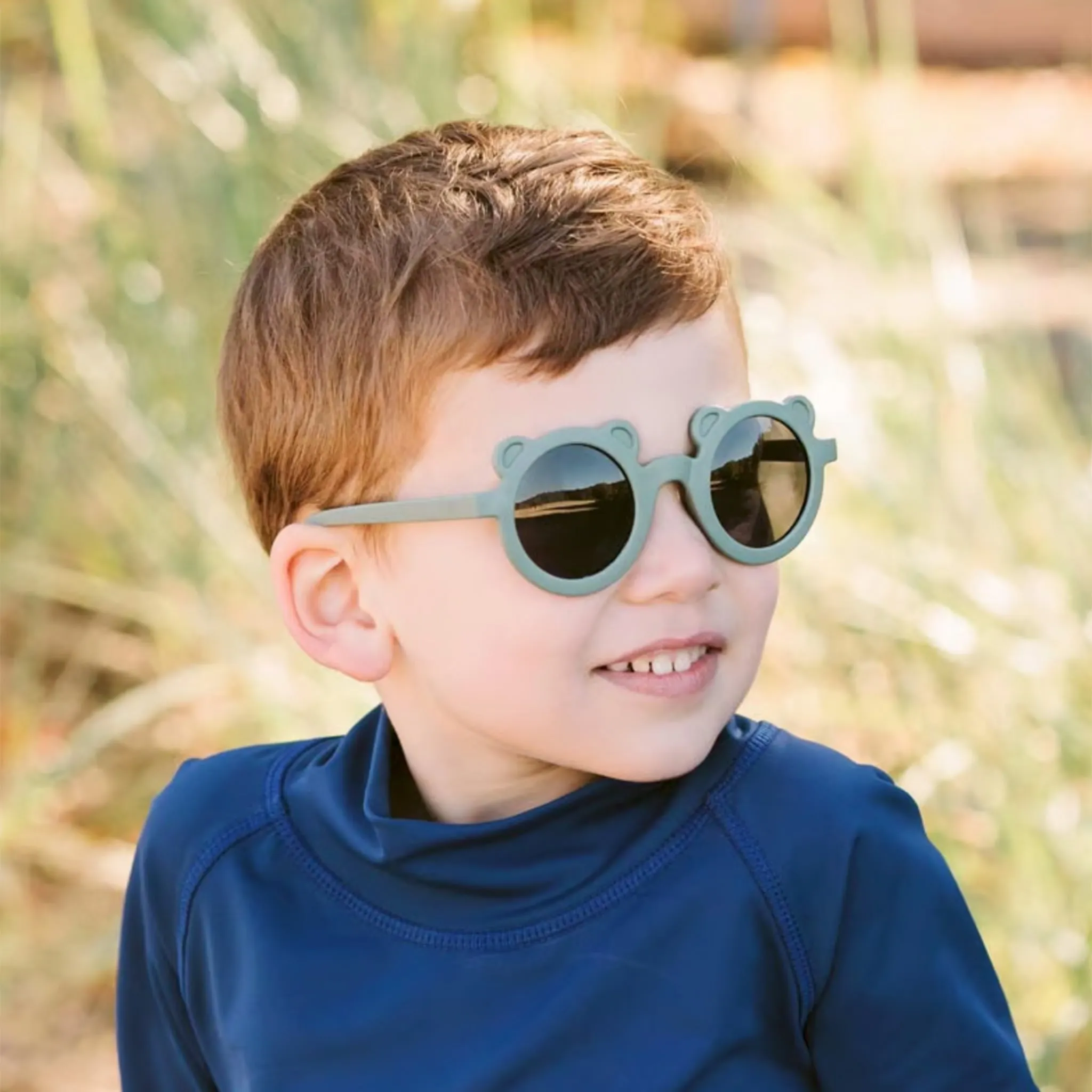 Jan & Jul Lunette Ours 2-6ans - Vert Crocodile