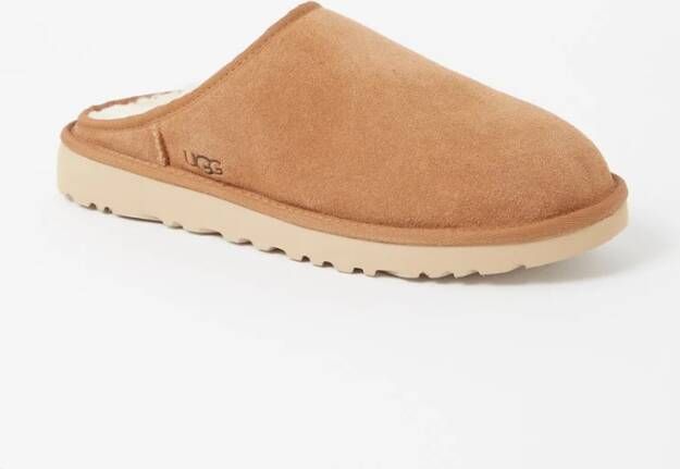 UGG Pantoffels Heren M Classic Slip-on Maat: 45 Materiaal: Suède Kleur: Cognac