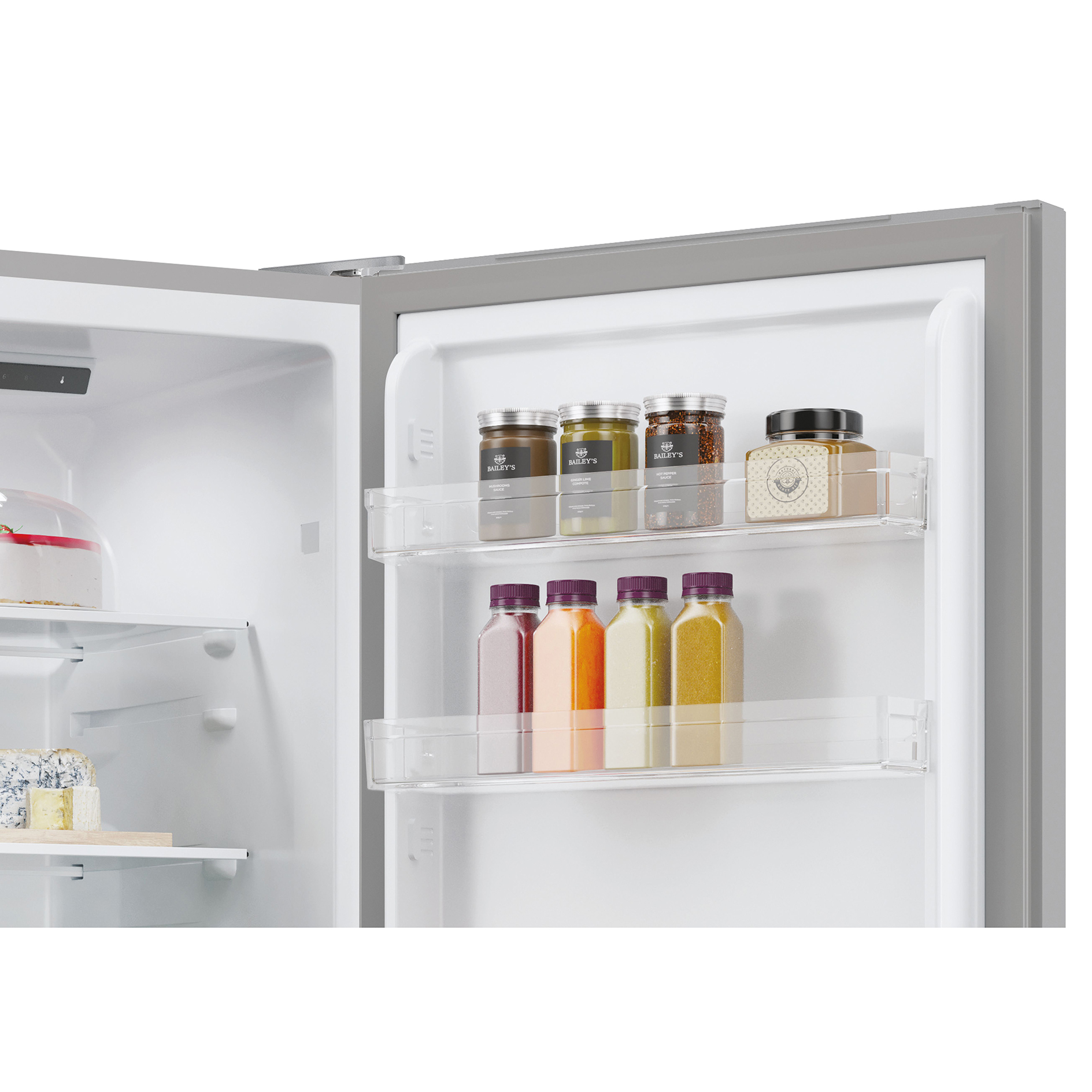 HOOVER Kühl- & Gefrierkombination HOCT3L517ES2 - silber - E