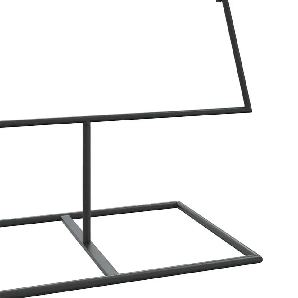 vidaXL - Kerstdecoratie kerstboom 65x60x150 cm - Zwart - Staal
