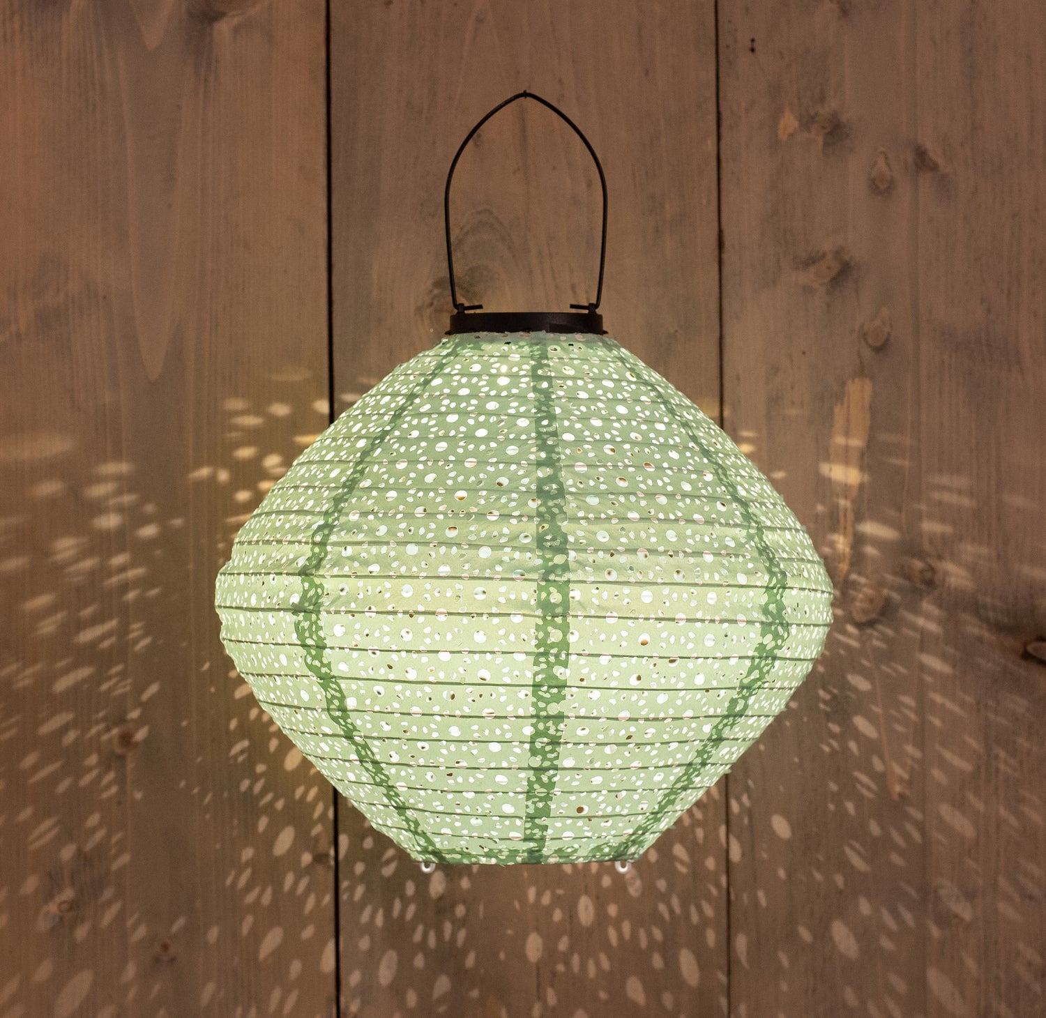 Solar lampion Marrakesh groen D 29 H 25 cm