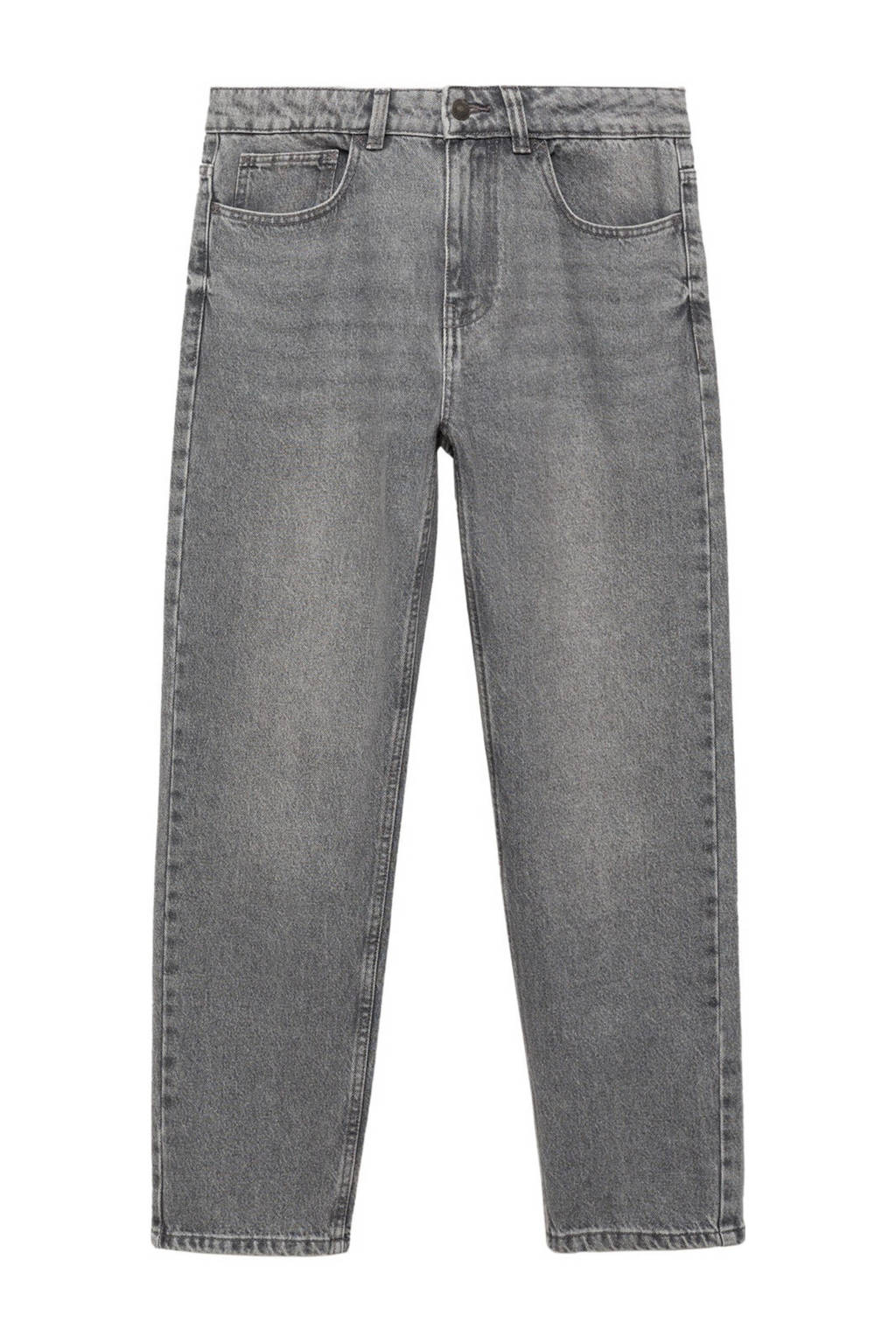 MANGO TEEN regular fit jeans grijs