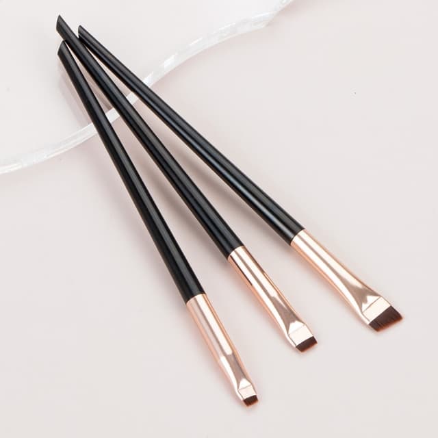 3stk Makeup Børster Øjenskygge Eyeliner Øjenbrynsmakeup