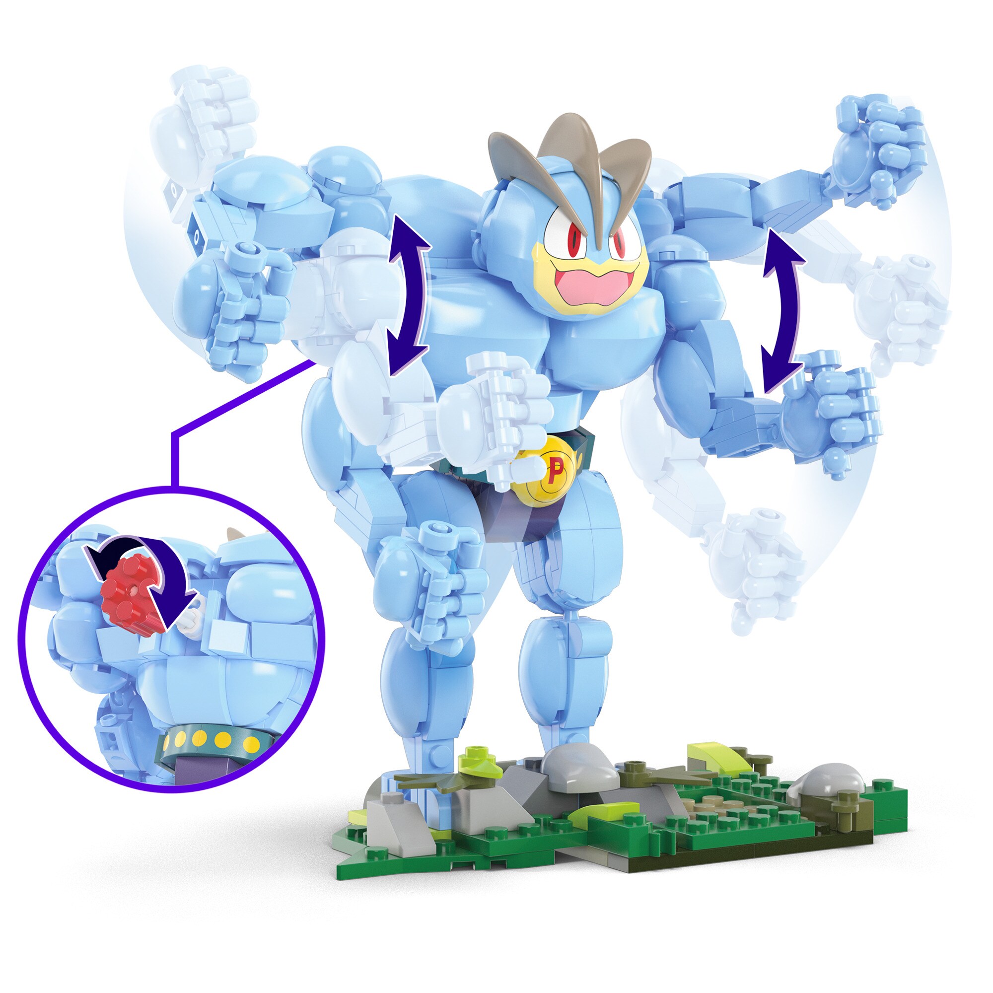 Mattel Konstruktionsspielzeug MEGA Pokémon Machomei