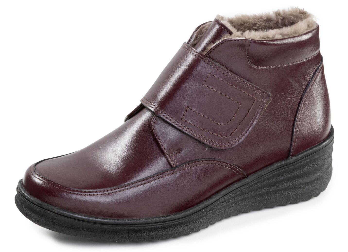 ELENA EDEN, gefütterte Damen-Boots, Winterschuhe, Weite H, mit Lammfell