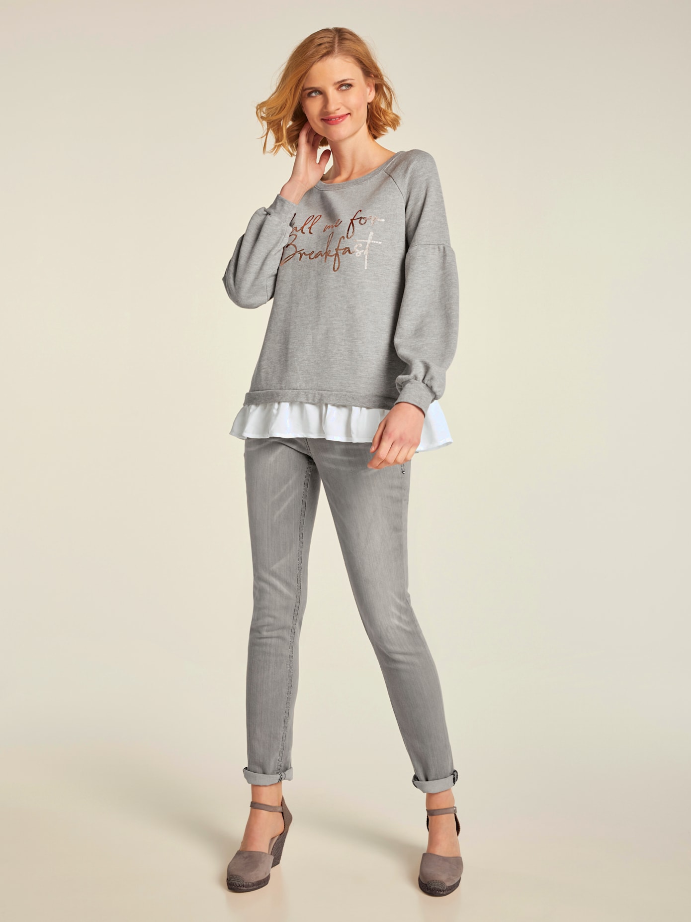 Jeans effet ventre plat coupe skinny