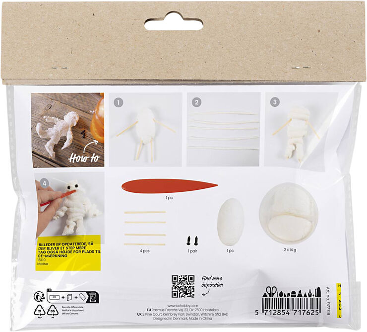 Creativ Company Mini DIY Kit Modellering, Mumie