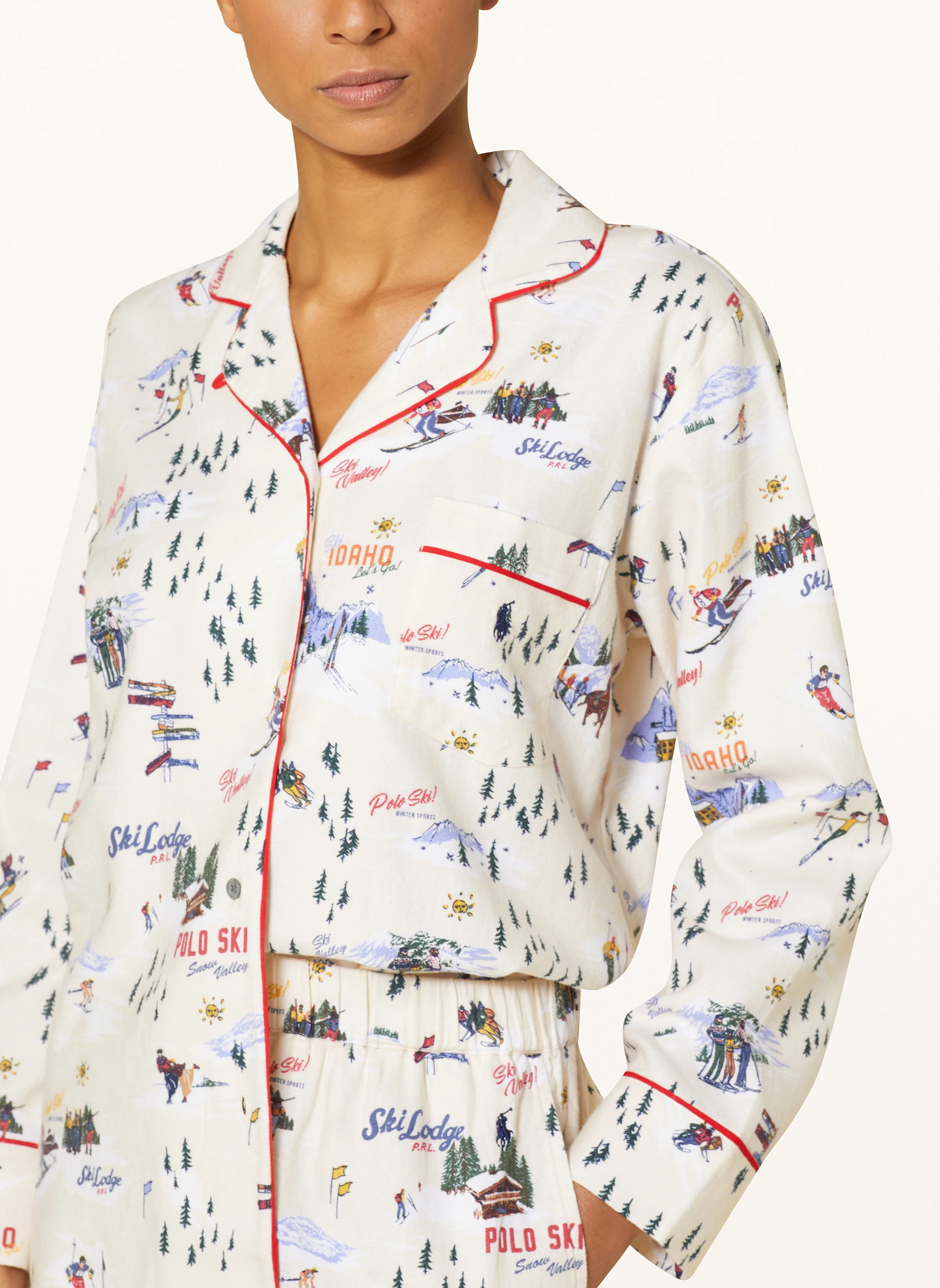 POLO RALPH LAUREN Schlafanzug MADISON aus Flanell