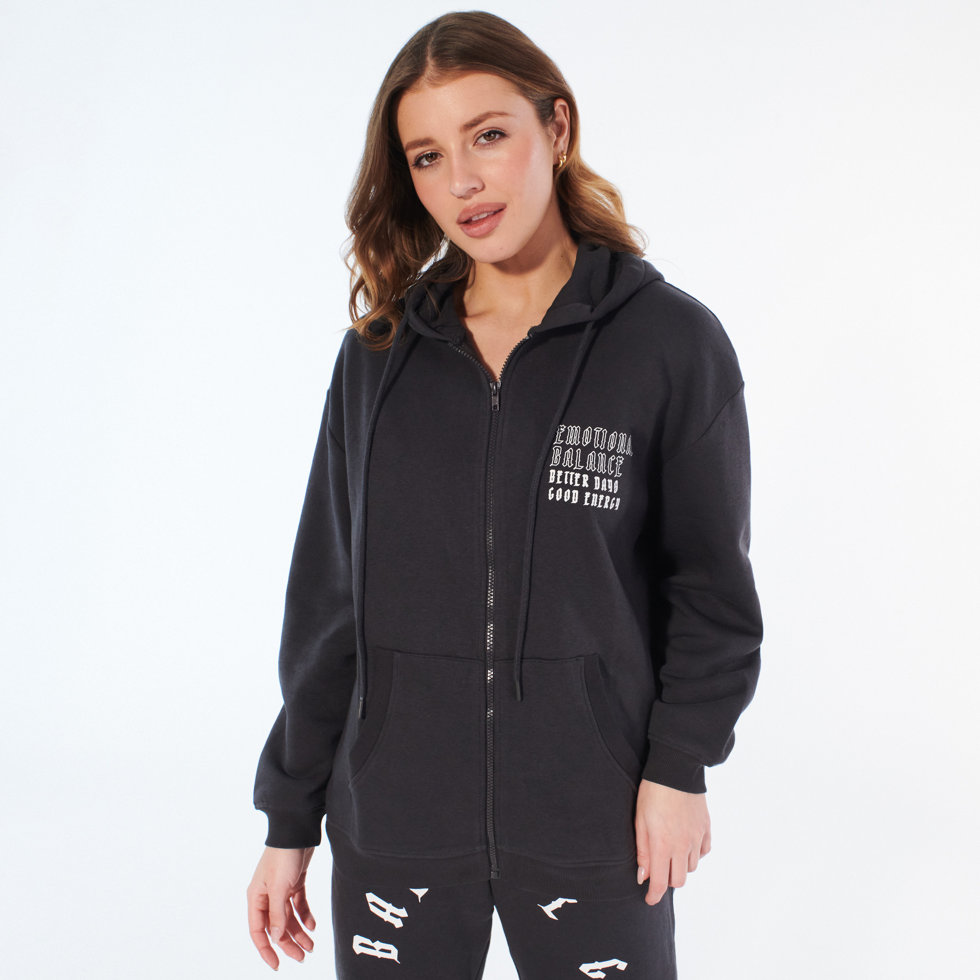 Veste à message en molleton