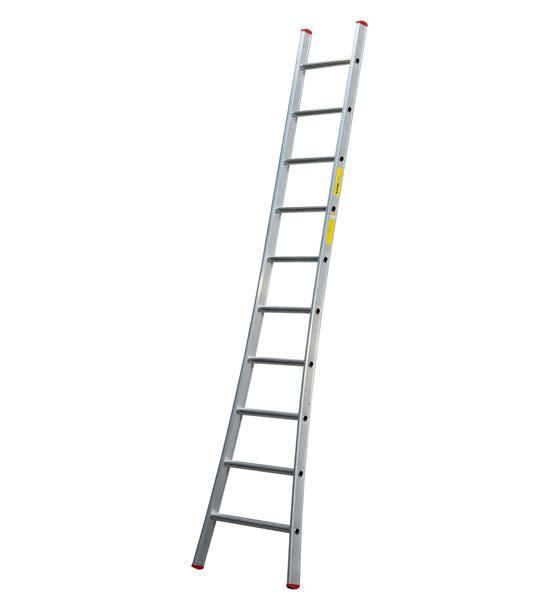 Little Jumbo Enkele ladder SuperPRO met uitgebogen bomen blank - 12 sporten - 1250200112