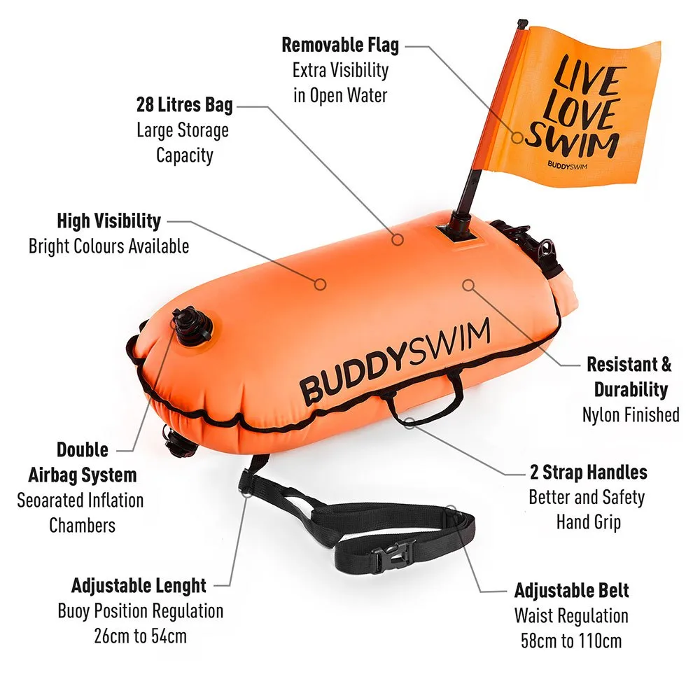 Buddyswim Boje mit Flagge 28L