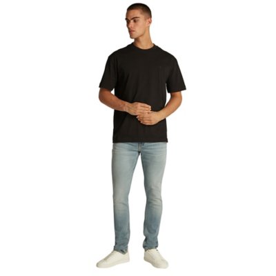 Tee-shirt à manches courtes homme Soft Layered Monogram CALVIN KLEIN