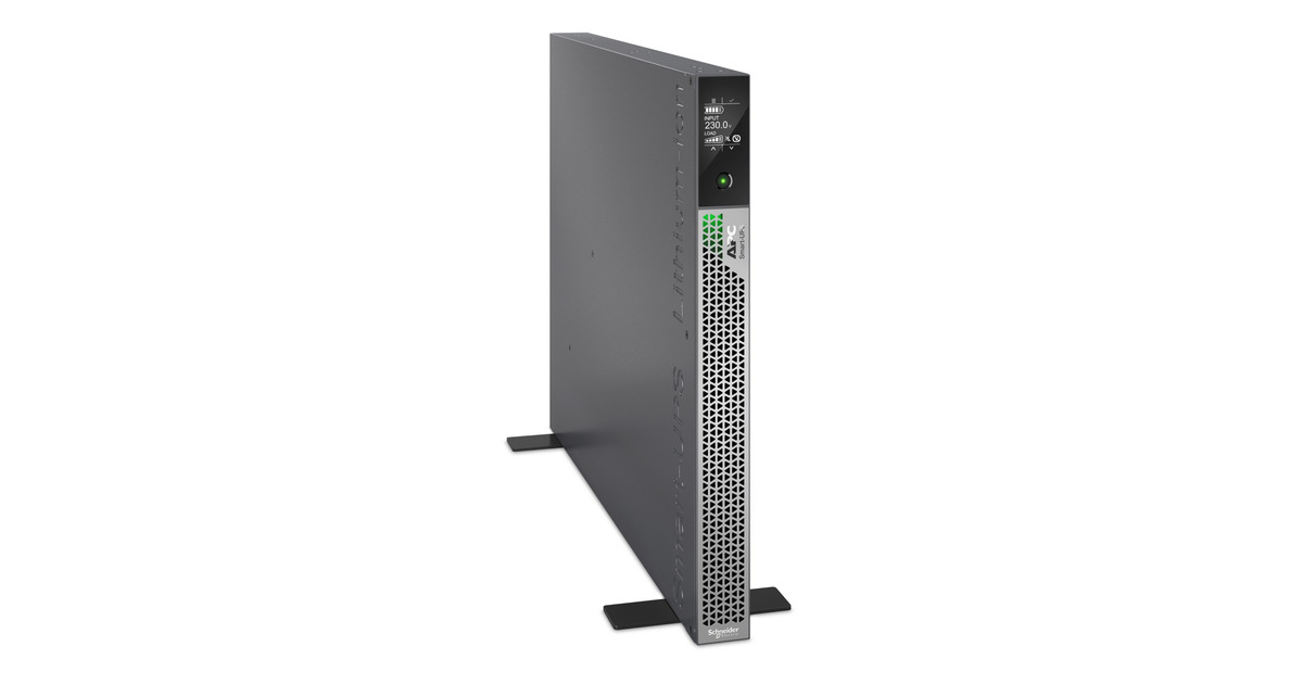APCSmart-UPS Ultra 2200VA Li-Ion SRTL2KRM1UINC ups  (Donkergrijs/zilver, 2200 W, 1U, 3x C13 + 2x C19, netwerkkaart, verlengde runtime, met rail-kit)