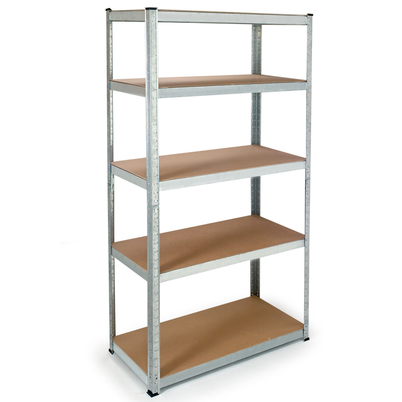 Pratik Garden Etagère en acier 5 niveaux spéciale charges lourdes noire - 180x90x40?cm