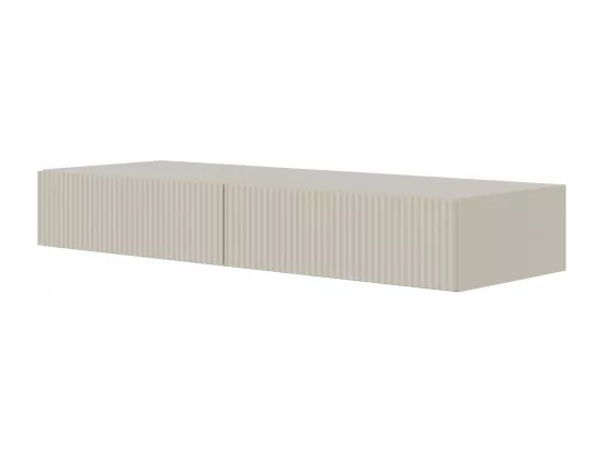 Coiffeuse avec tiroir - 110 cm - suspendu - grėge - VELDIO
