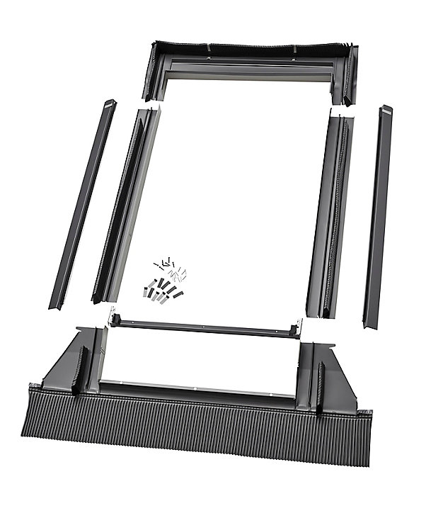 Raccord fenêtre de toit simple sur tuiles Velux EDW CK02 ocre