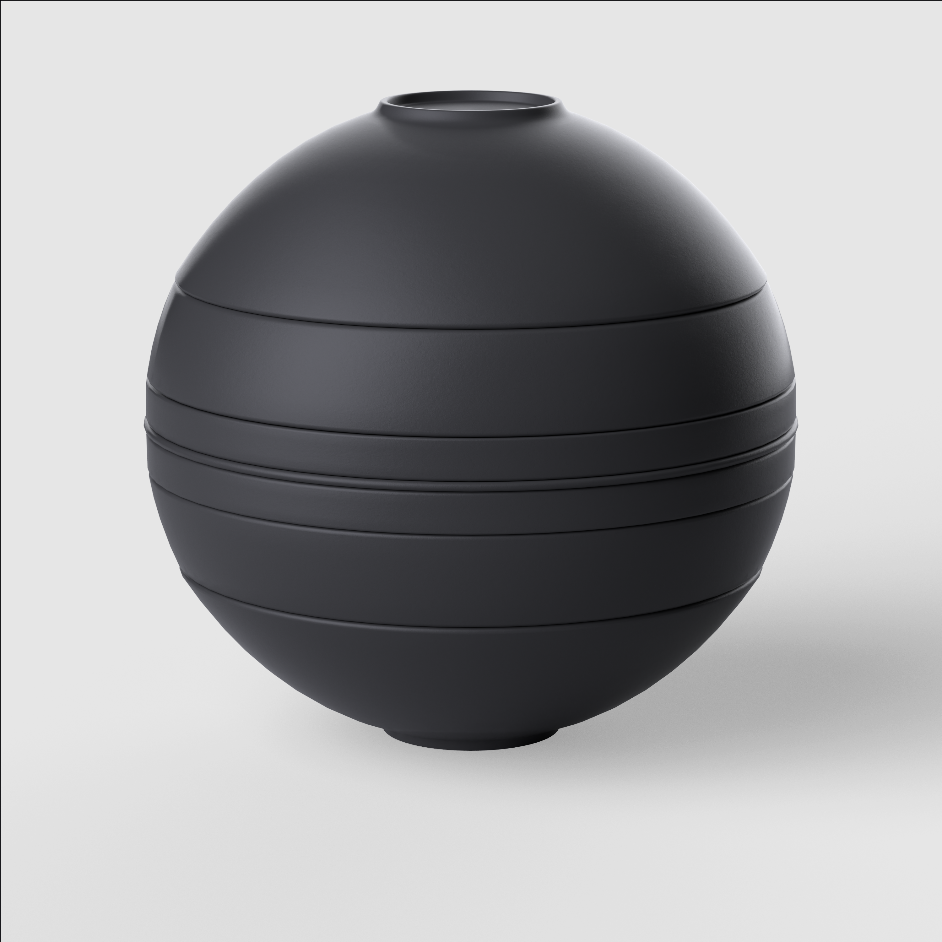 La Boule Dinnerware set Black, Premium Porcelain