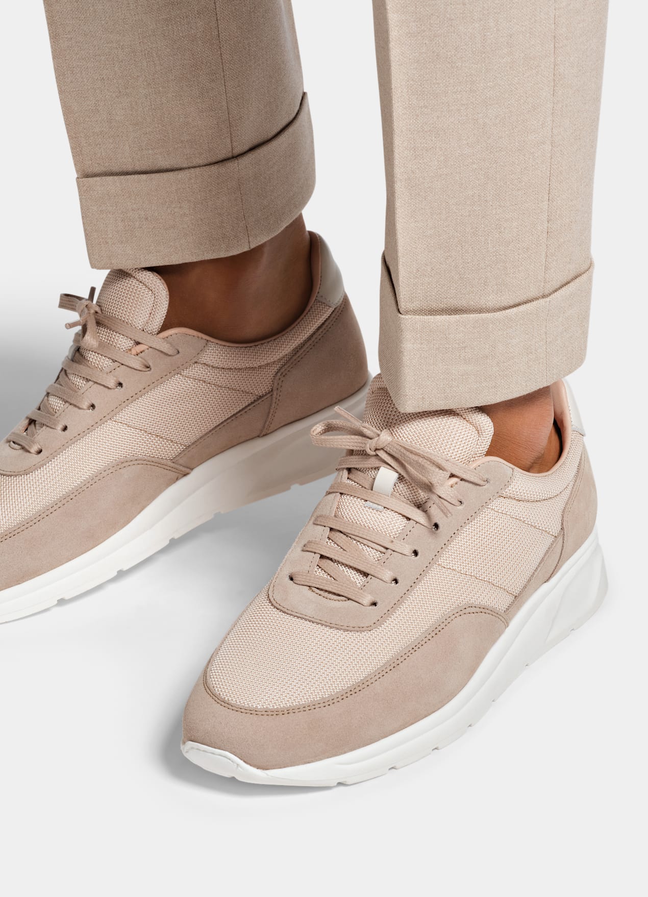 Sneakers Runner marron clair