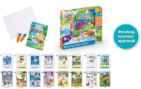 Paw Patrol Aqua Color Book Vandtegnebog