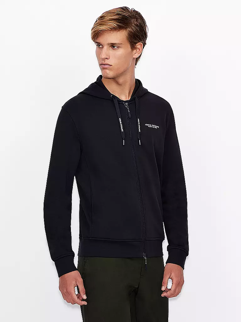 ARMANI EXCHANGE Sweatjacke dunkelblau