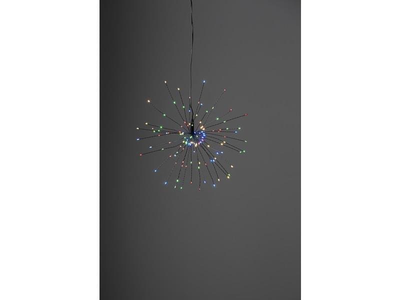 Star Trading Hänger Firework, 120 LED, 26 cm, indoor Hängedekoration in Feuerwerksform
