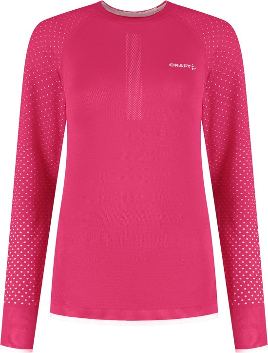 Craft ADV Warm Intensity Thermoshirt Lange Mouwen Roze Dames
