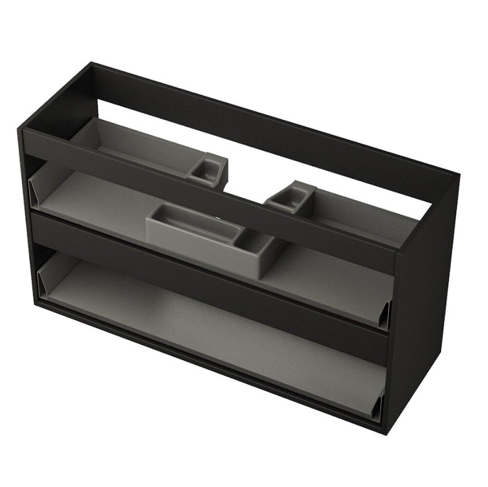 SERVANTSKAP CAMARGUE SKÄRGÅRD SVART 100 CM GRUNN