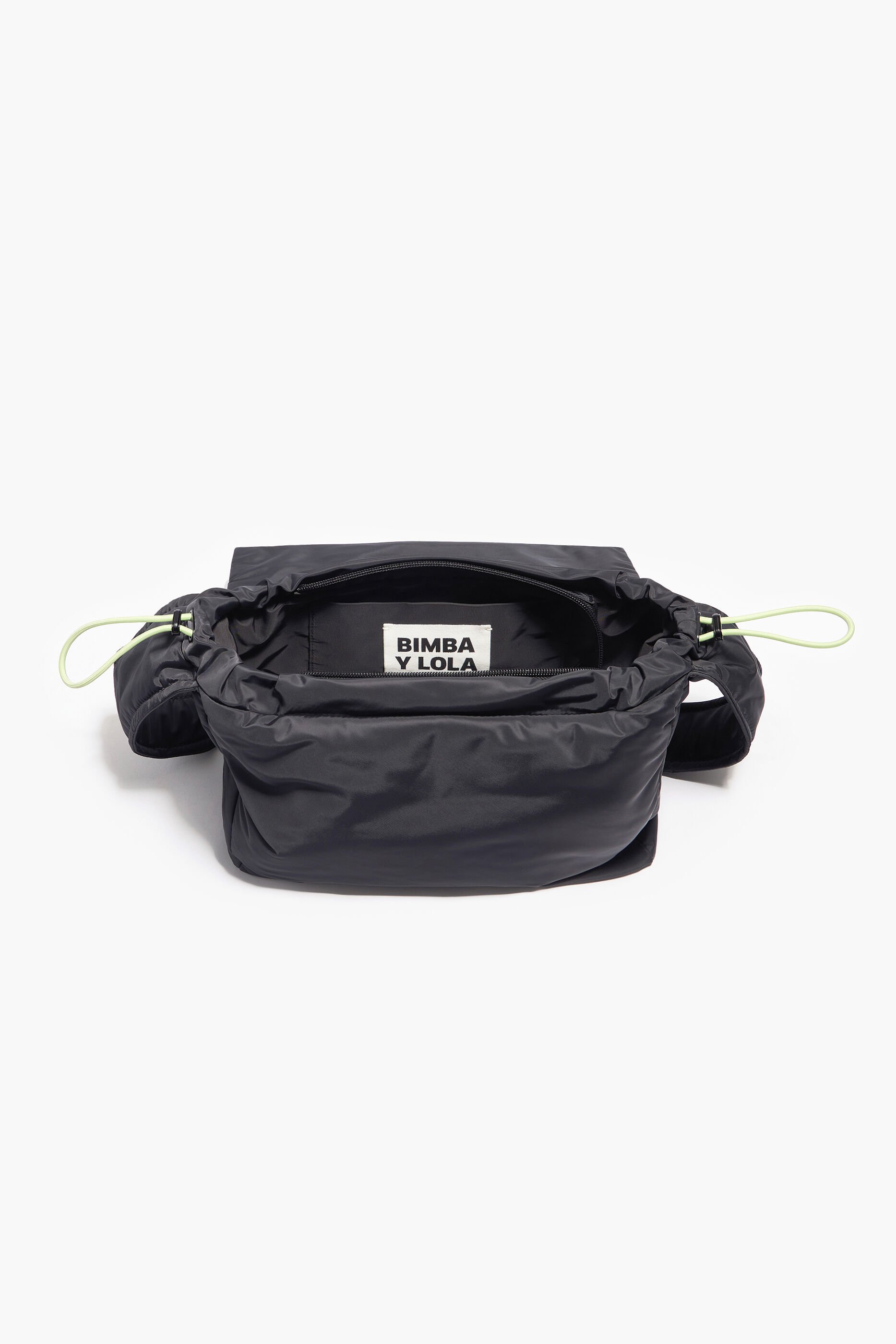 Bolsa de ombro M em nylon antracite