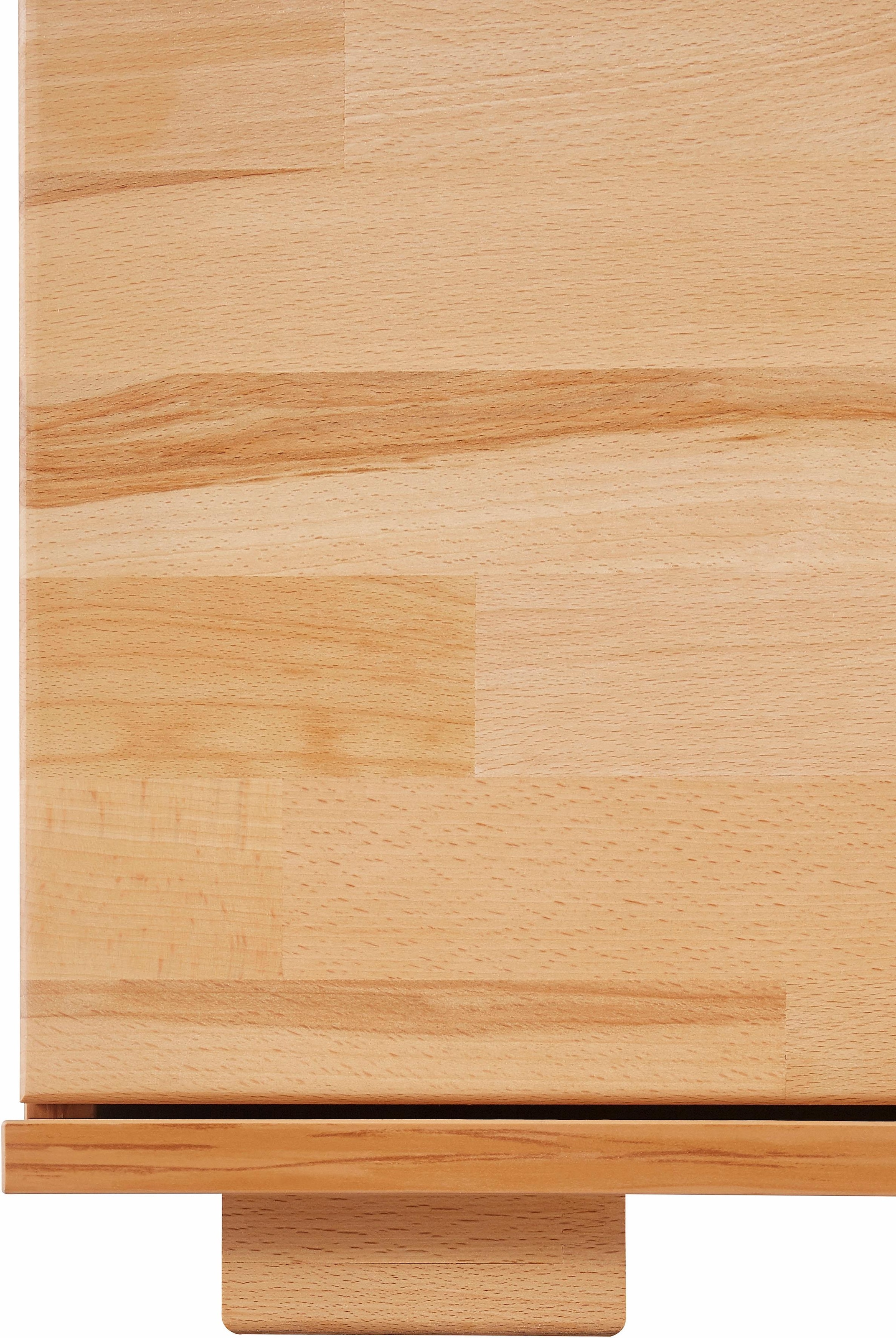 Home affaire Wohnwand »Vetro,Fronten Massivholz,Korpus Holzwekstoff,Griffmulden« Set, 3 Stk. tlg.
