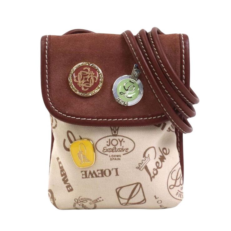 Loewe Vintage Loewe Crossbody Bag Brown