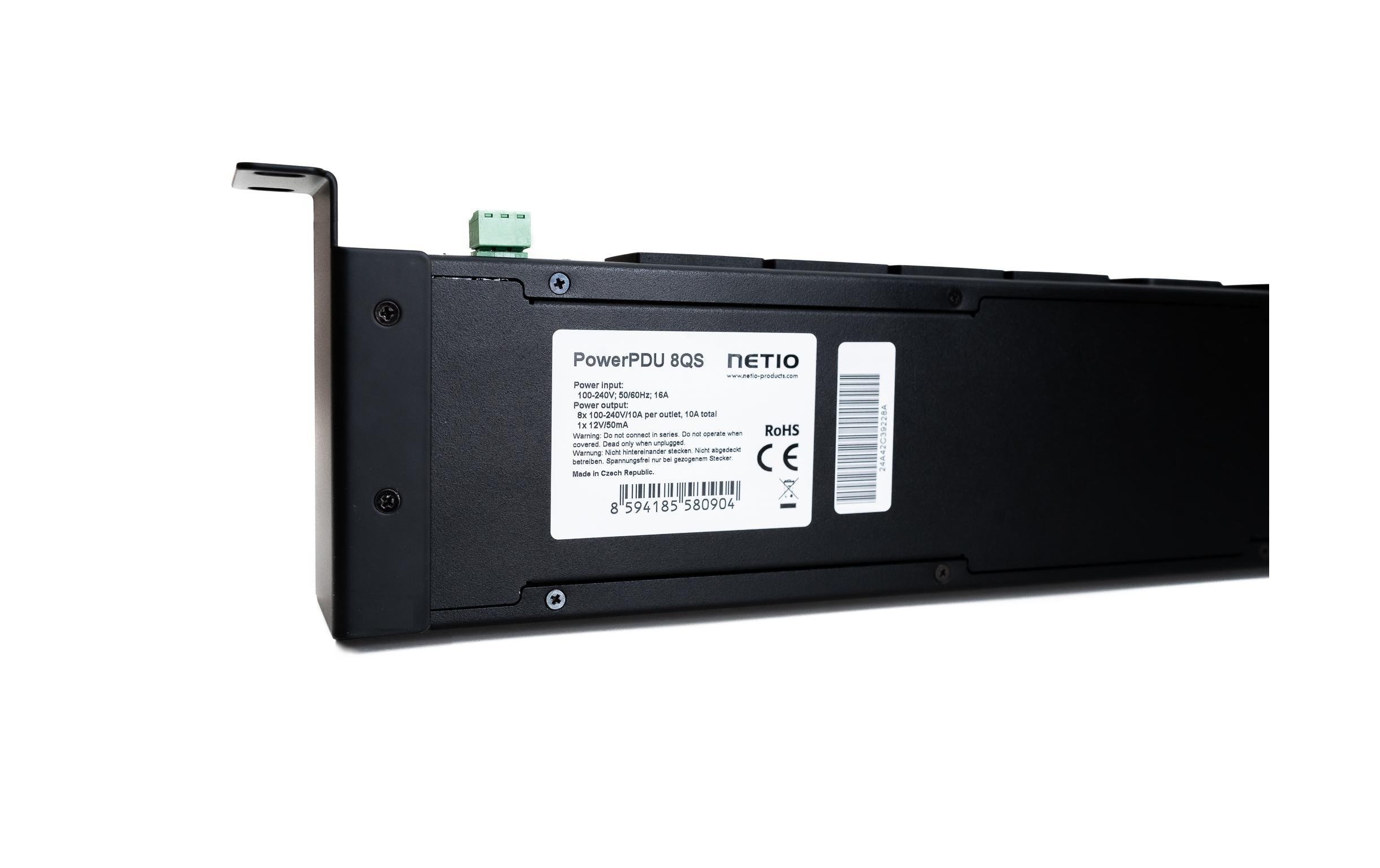 PowerPDU 8QS<br>LAN-gesteuerter und messbarer Stromverteiler mit 8 Ausgängen