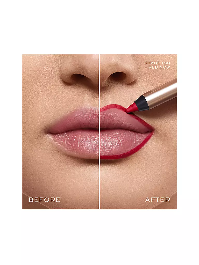 LANCÔME Lippenkonturenstift - Lip Idôle Lip Shaper Creamy Matte Lip Liner (100 Red Now) dunkelrot