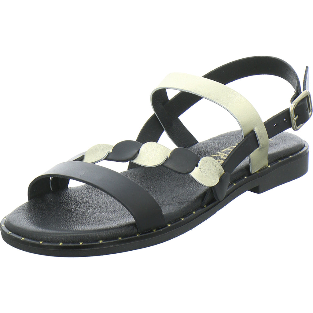 Wikers Sandaletten Damen Schwarz-kombi