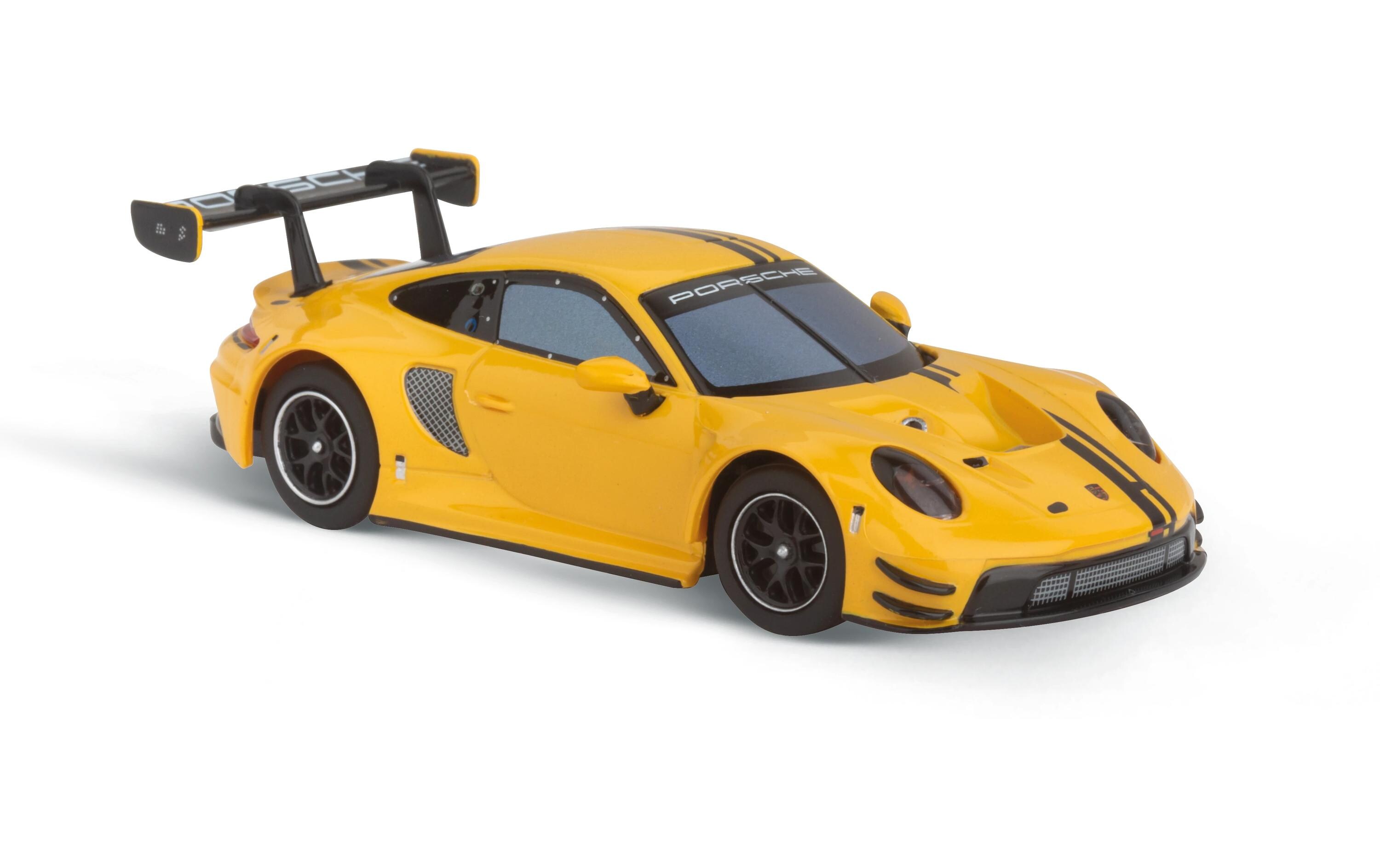 Rennbahnauto Porsche 911 GT3 R Speed YellowDetailgetreuer Porsche für Kinder