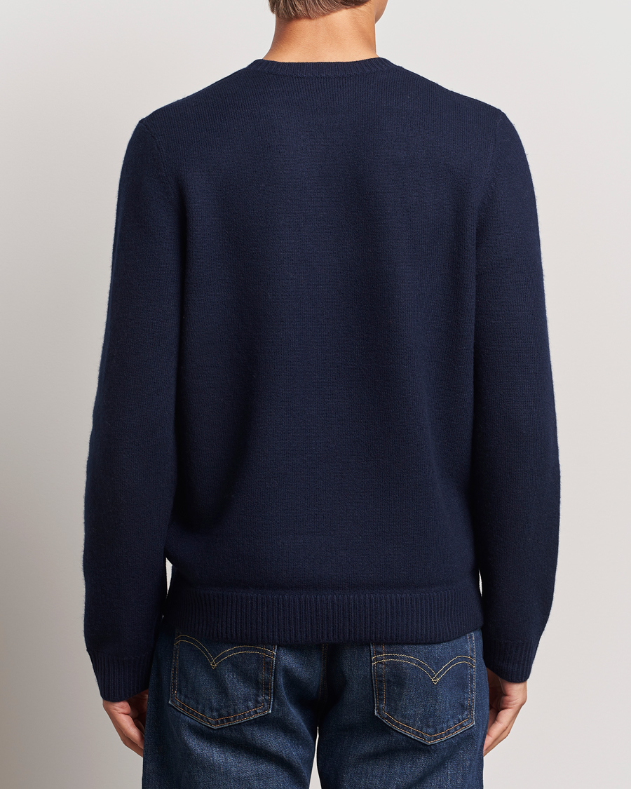 A.P.C. Edward Wool Knitted Sweater Dark Navy