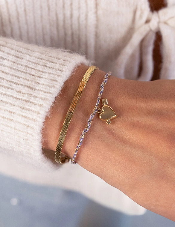 My Jewellery Sunrocks koord armband cupido hart MJ12209