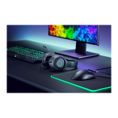 Razer Kraken X Lite - Casque gamer filaire avec micro - noir