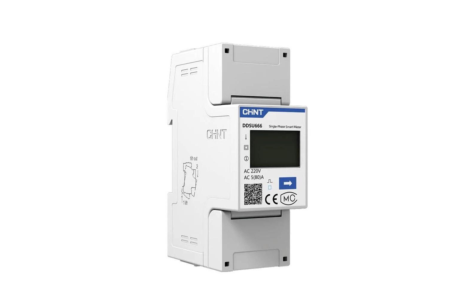 Einphasen-Energiezähler Smart Meter, 100 A1-Phasen-Stromzähler
