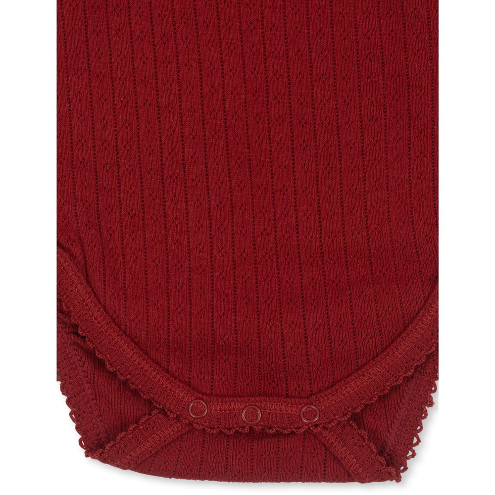 Køb Konges Sløjd Red Dahlia Minnie Newborn Body GOTS