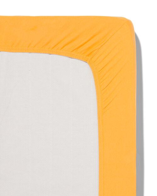 drap-housse enfant jersey 70x150 jaune ocre