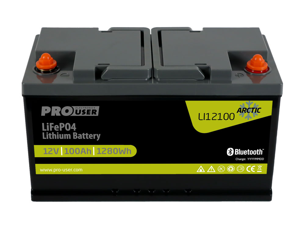 Pro-User LI12100 Arctic Lithium Accu - 100 Ah