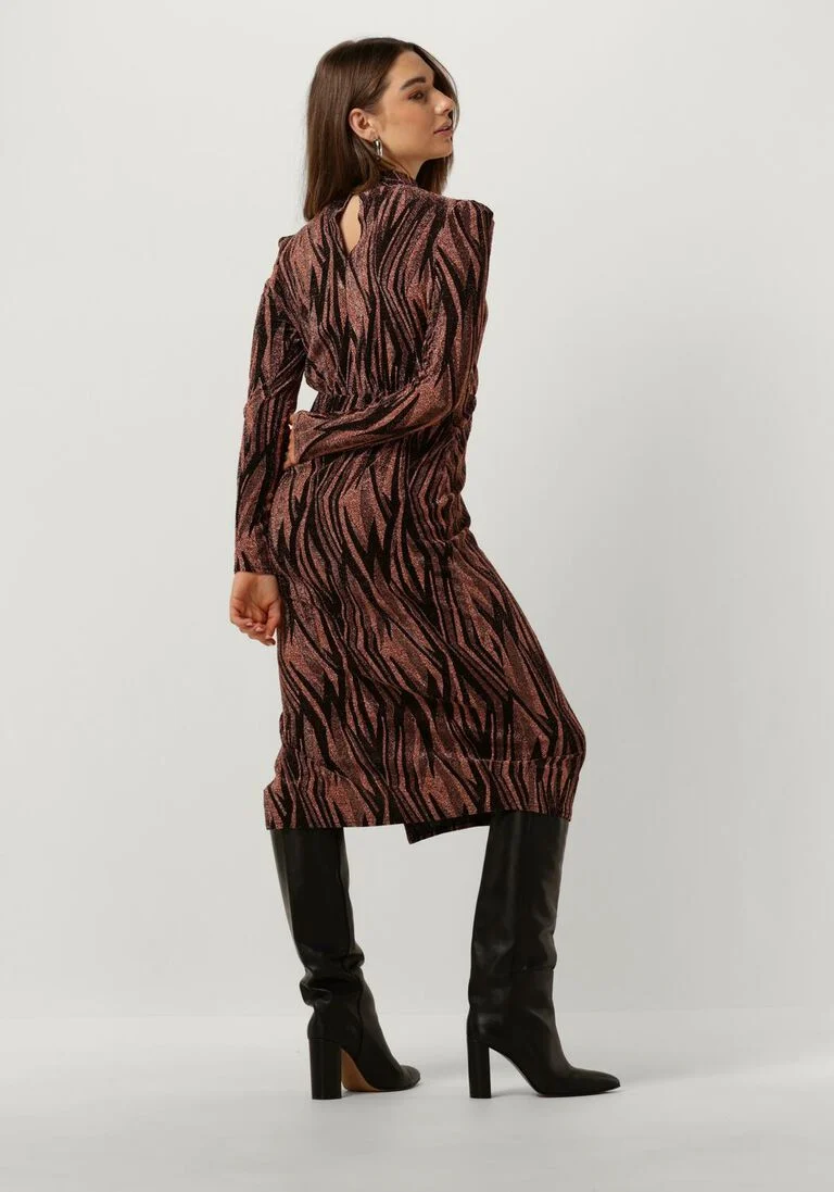 Y.A.S. zwarte y.a.s. midi jurk yasyen ls midi dress