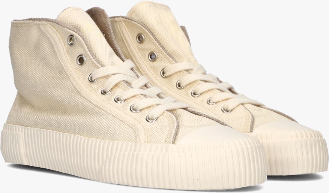 BAMBURISTA witte bamburista hoge sneaker ladybug sandhillo/cacatoo high