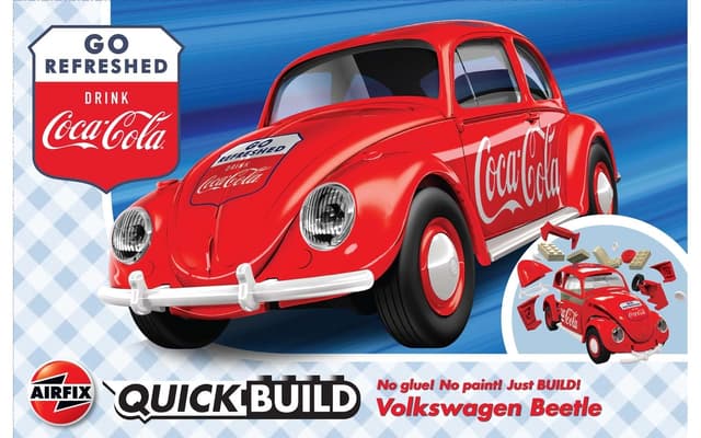Airfix Quick Build Coca-Cola VW Beetle