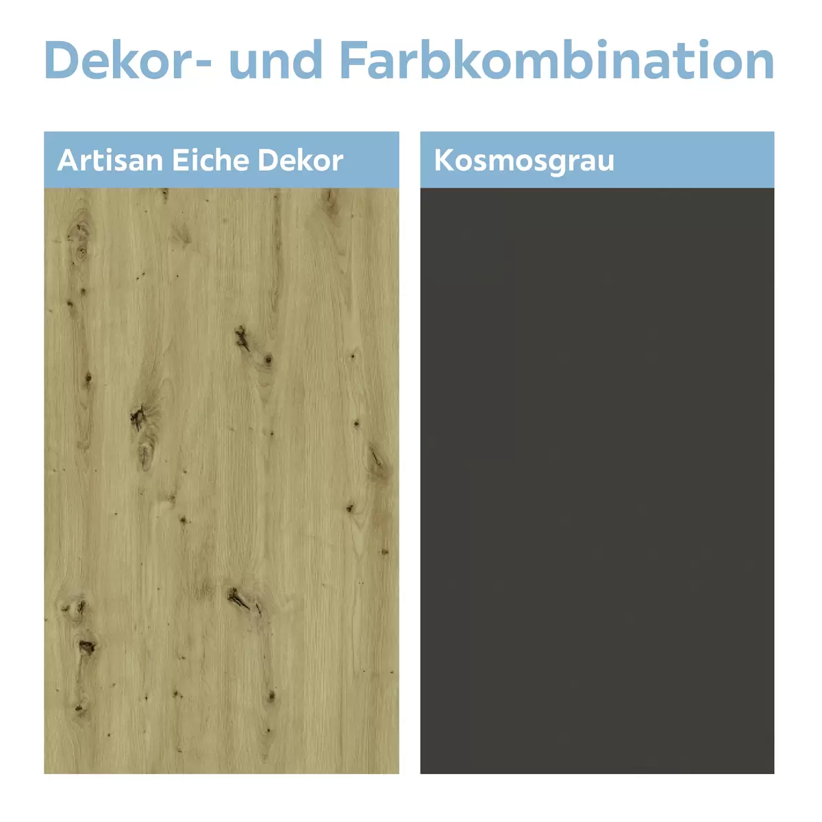 Hängeschrank Tonale Artisan Eiche,grau