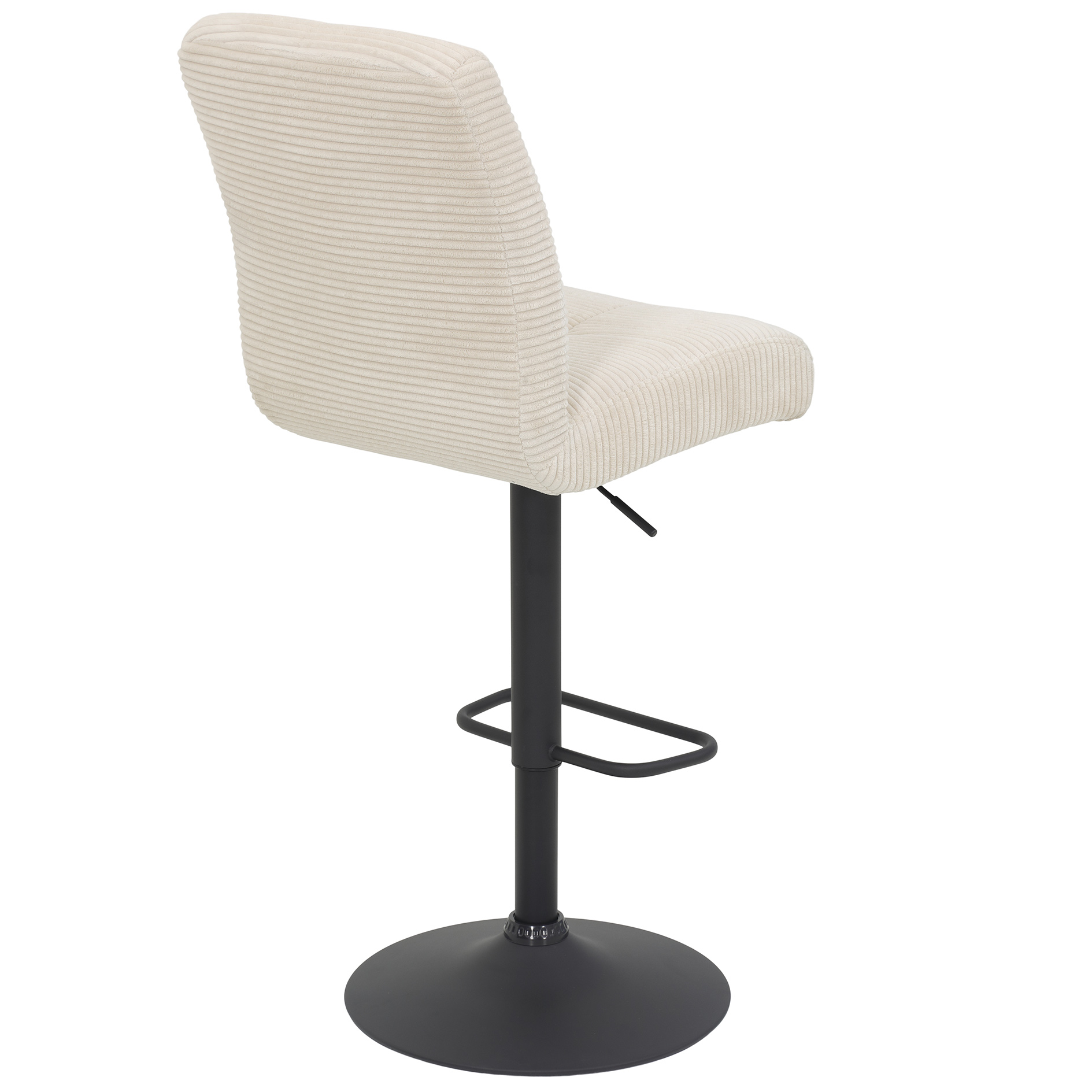 Barhocker - creme-schwarz - Breitcord